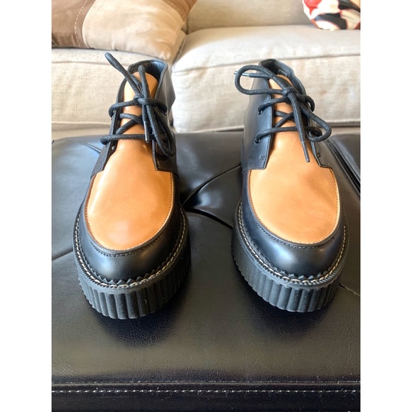 🌈 Amazing LEATHER CLARKS creepers style - Picture 2 of 8